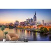 Nashville Sunset Papier Peint Photo City Skyline Papier peint Chambre Bureau Décor photo