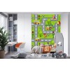 Fun Road Map Papier Peint Photo Voitures Animaux Papier peint Kids Nursery Playroom Décor photo