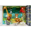 Animaux de la jungle Papier Peint Photo Lion Giraffe Papier peint Chambre des enfants Photo Décor à la maison