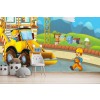 Yellow Digger Papier Peint Photo Construction Papier peint Nursery Nursery Décor photo