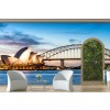 Sydney Sunset Papier Peint Photo Blue City Skyline Papier peint Chambre Bureau Décor photo