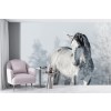 Grey Spanish Thoroughbred Horse Wallpaper Wall Mural