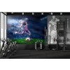 Football Player Score Wallpaper Wall Mural