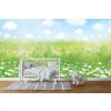 Summer Meadow Daisy Flowers Wallpaper Wall Mural