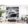 Modern Ship Ocean Storm Wallpaper Wall Mural