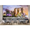 Vibrant City Skyline Singapore Wallpaper Wall Mural