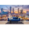 Atlanta Georgia City Lights Wallpaper Wall Mural