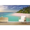 Tropical beach Carribean Island Wallpaper Wall Mural