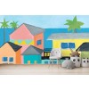 Beachfront Property II Wall Mural by Jan Weiss