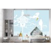 Allium Bird House Wall Mural by Evelia Designs