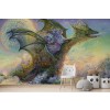 Dragon Ship Wall Mural by Josephine Wall