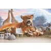 Kilimanjaro Lions Wall Mural by Steve Crisp