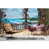 My Island Retreat Wall Mural by Karen Stene