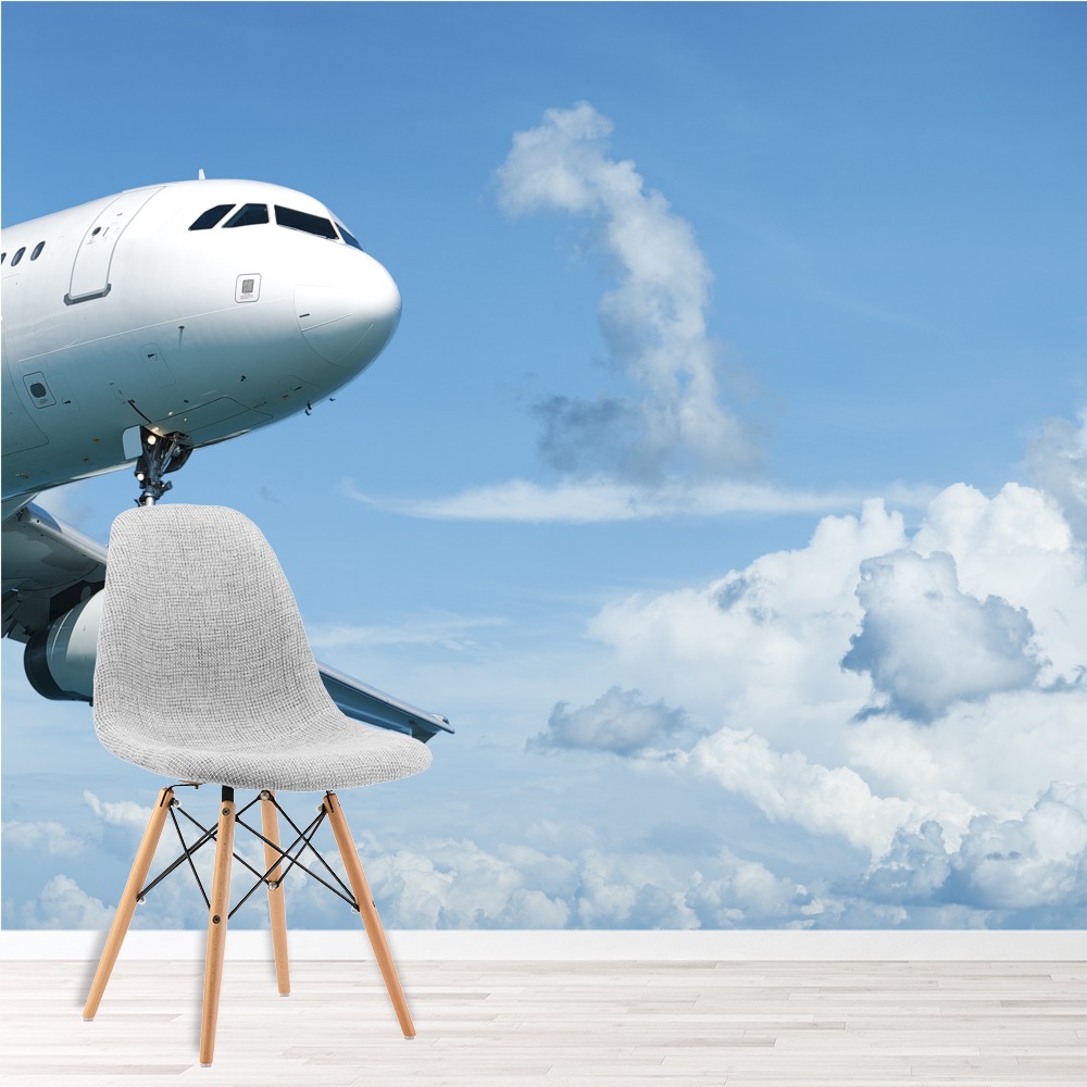 Airplane Panoramic Wallpaper Wall Mural