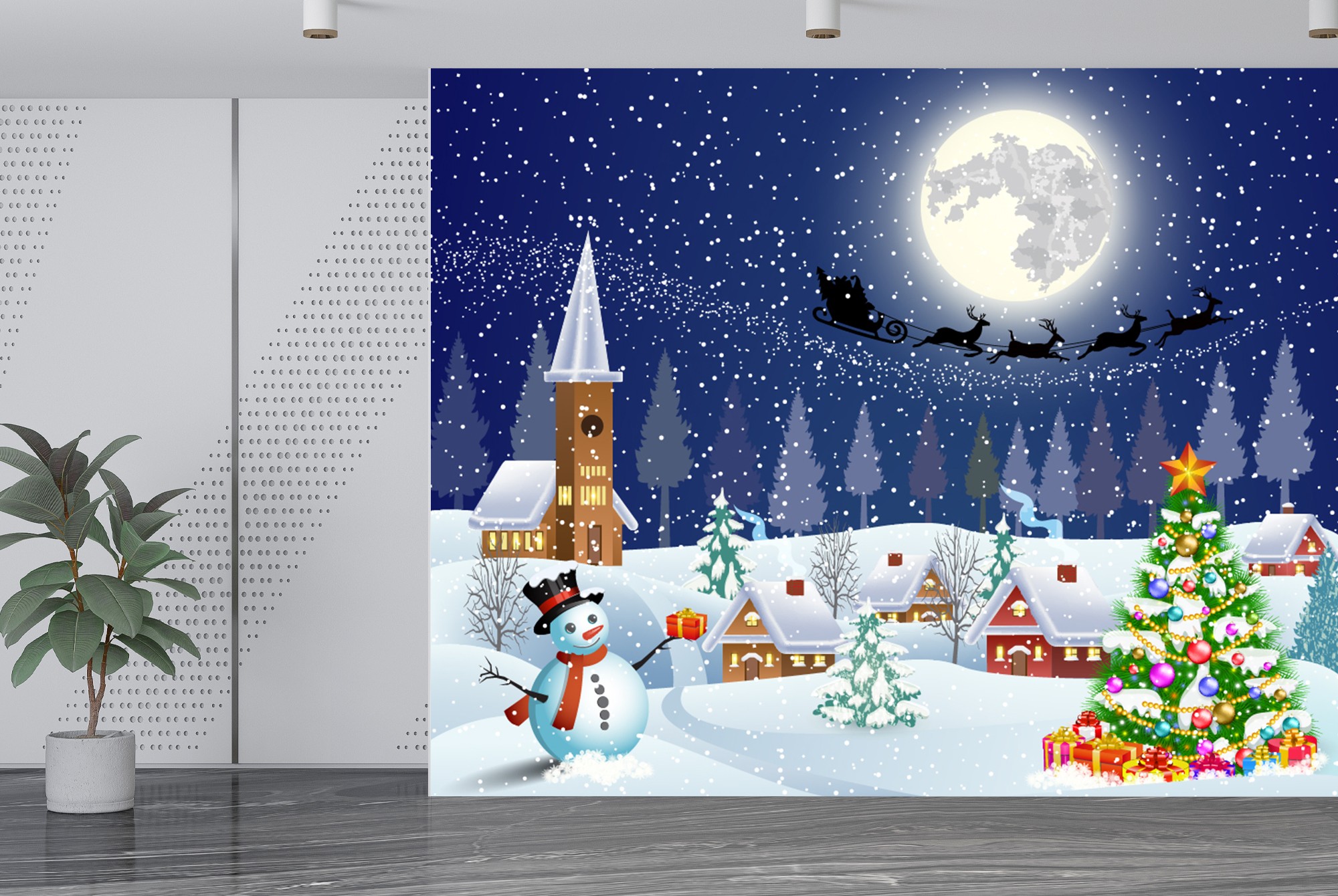 Christmas Holidays Wallpaper Wall Mural