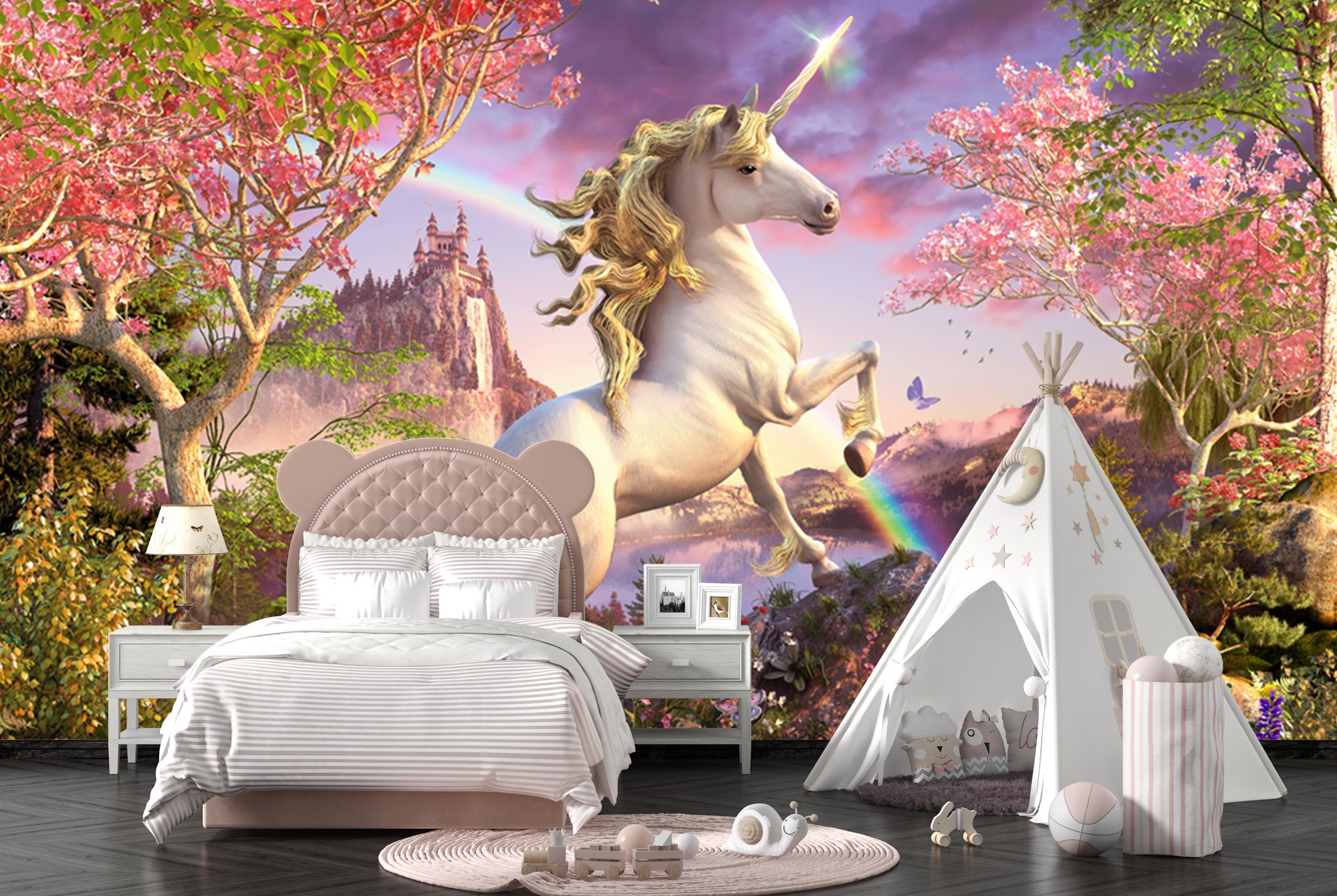 Unicornio Impresionante Fotomurales por David Penfound