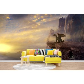 Mountain Dragon Wallpaper Wall Mural