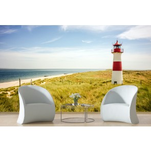 List Lighthouse Beach Ocean Wallpaper Wall Mural