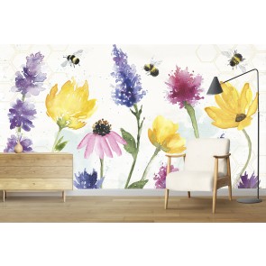 Abeja Armonía I Fotomurales por Dina June