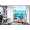 Bajo el mar Fotomurales Animales del océano Papel Pintado Dormitorio de los niños Foto Decoración para el hogar