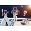 Los astronautas en el espacio Fotomurales Planetas Papel Pintado Dormitorio de los niños Foto Decoración para el hogar