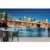 Puente de Brooklyn Nueva York Fotomurales El horizonte de la ciudad Papel Pintado Cuarto Decoración de fotos