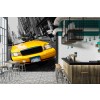 Taxi de Nueva York Fotomurales Blanco y Negro Papel Pintado Salón dormitorio Decoración de fotos