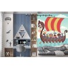 Barco vikingo Fotomurales Pirata Papel Pintado Dormitorio de los muchachos Foto Decoración para el hogar