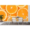 Rodaja de naranja Fotomurales Comida y bebida Papel Pintado Cocina Cafe Foto Decoración para el hogar