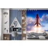 Nasa Rocket Fotomurales Lanzamiento espacial Papel Pintado Dormitorio de los muchachos Foto Decoración para el hogar