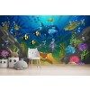 Bajo el mar Fotomurales Escena del océano Papel Pintado Dormitorio de los niños Foto Decoración para el hogar