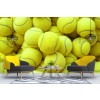Pelotas de tenis Fotomurales Fondo amarillo Papel Pintado Deportes Foto Decoración para el hogar
