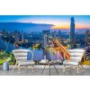 Bangkok Panoramic Fotomurales El horizonte de la ciudad Papel Pintado Tailandia Foto Decoración para el hogar