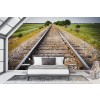 Vías del tren Fotomurales Ferrocarril ferrocarril Papel Pintado Transporte Foto Decoración para el hogar