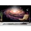 Espiral púrpura de la galaxia Fotomurales Espacio Papel Pintado Oficina de dormitorio Foto Decoración para el hogar