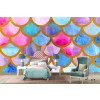 Mermaid Scales Fairytale Wallpaper Wall Mural