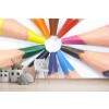 Colourful Pencils Nursery School Wallpaper Wall Mural