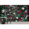 Roses Pocket Watch Alice Wonderland Wallpaper Wall Mural