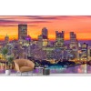 Pittsburgh Sunset USA City Skyline Wallpaper Wall Mural