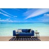 Clear Blue Ocean Shore Wallpaper Wall Mural