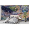 Earth Angel Wall Mural by Josephine Wall