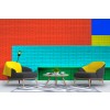 Rainbow Colour Walls Wall Mural by Inge Schuster