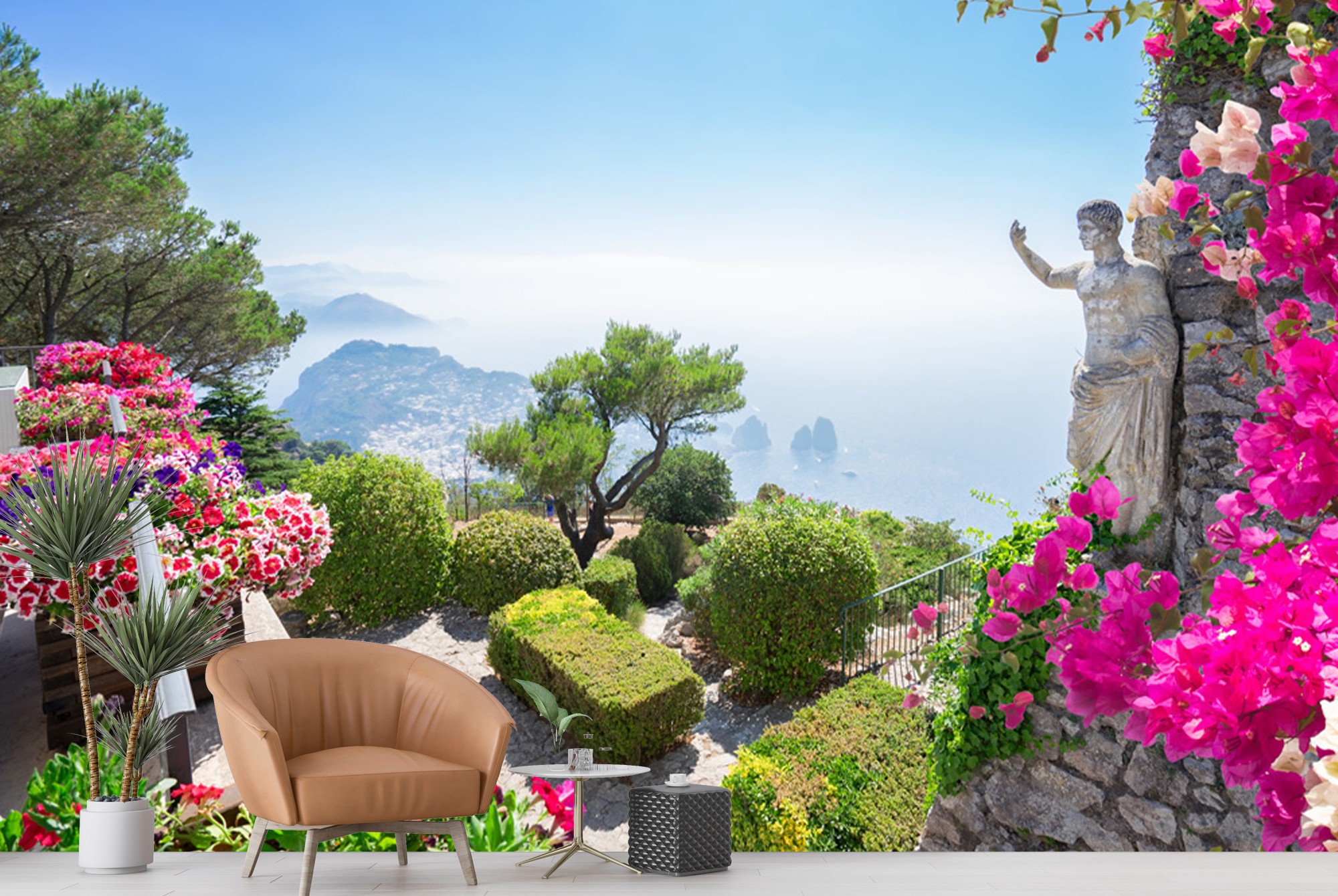 Italy Landscape Capri Island Wallpaper Wall Mural