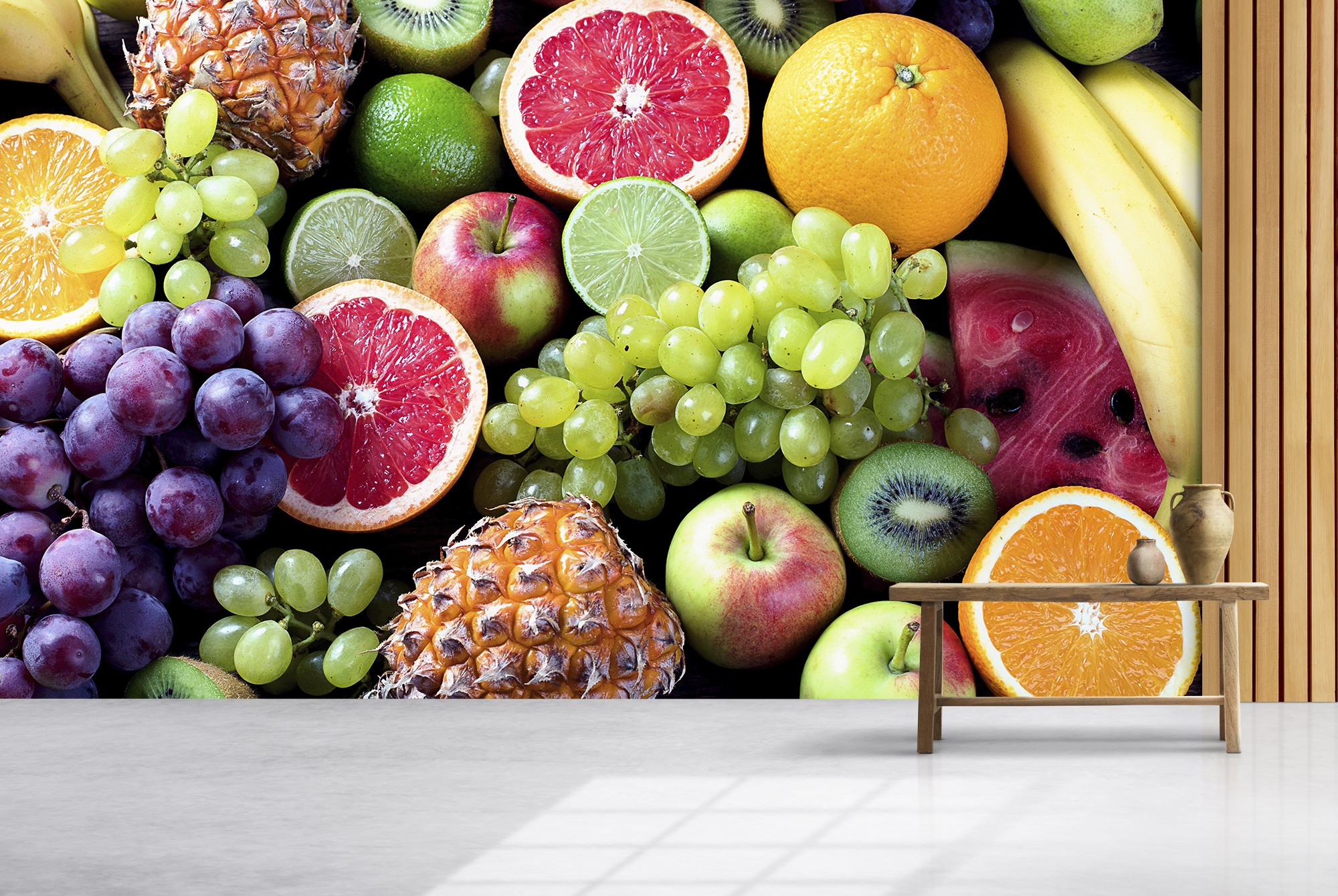 Fresh Fruit Kitchen Wallpaper Wall Mural