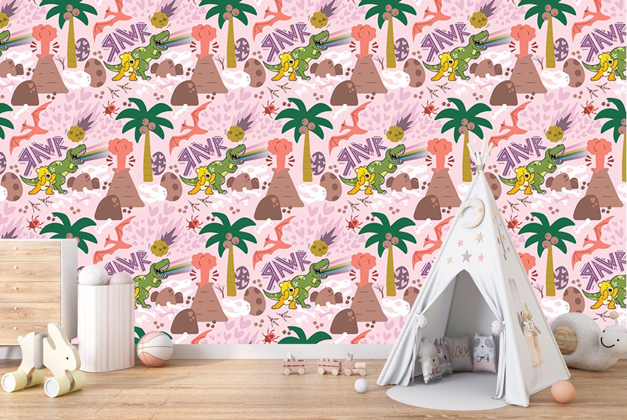 Bordo Autoadesivo Dinosauri 450x11.5cm - Carta Da Parati Decorativa Per Cameretta Bambini - Foto 7