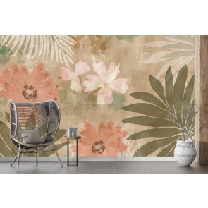 Flower Memories I Wall Mural by Flora Kouta