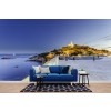 Tramonto del castello Fotomurali Spiaggia di Ibiza Carta Da Parati Camera da letto Foto Decorazione domestica