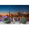 Toronto Torre Grattacielo Fotomurali Skyline della città Carta Da Parati Camera da letto Photo Decor