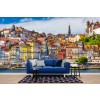 Edifici Colorati Fotomurali Skyline della città Carta Da Parati Portogallo Foto Decorazione domestica