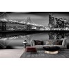 Ponte di San Francisco Fotomurali Nero bianco Carta Da Parati Orizzonte Foto Decorazione domestica